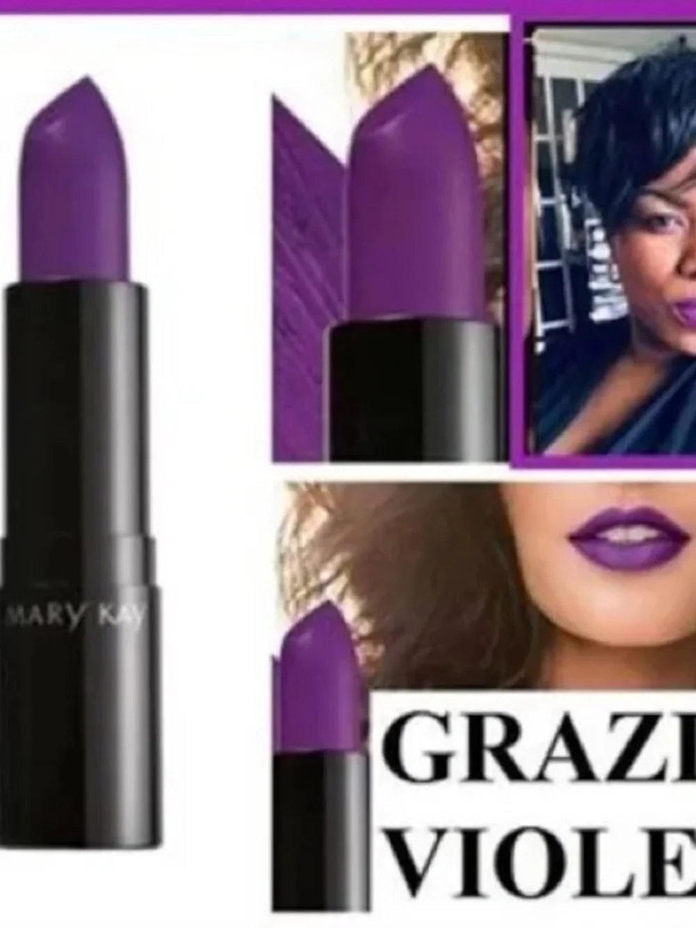 Mary Kay Gracie Violet  Lipstick - NIB